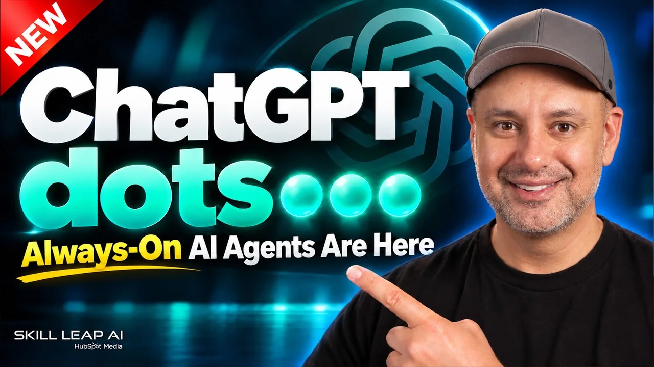Vorschaubild des YouTube-Videos von Skill Leap AI zum Vorabtest von ChatGPT dots