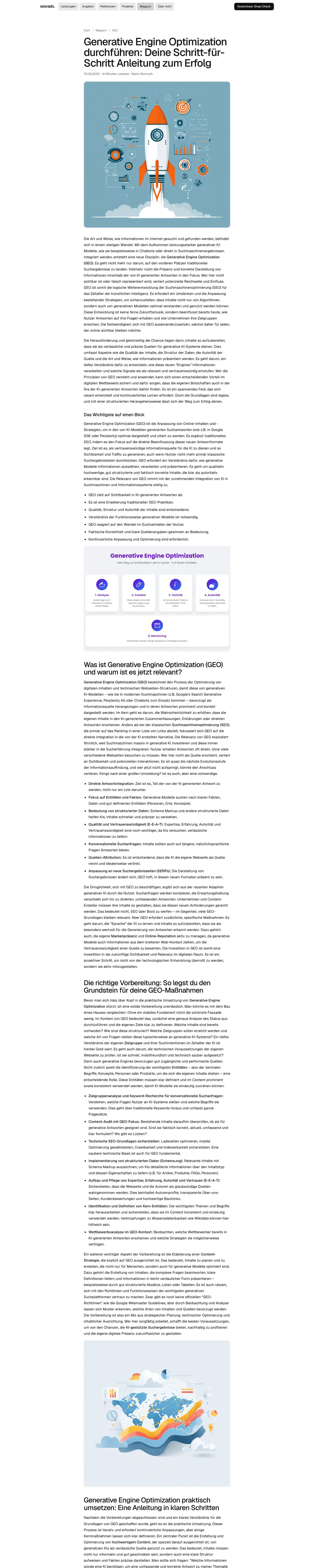 Neuer Artikel zu Generative Engine Optimization