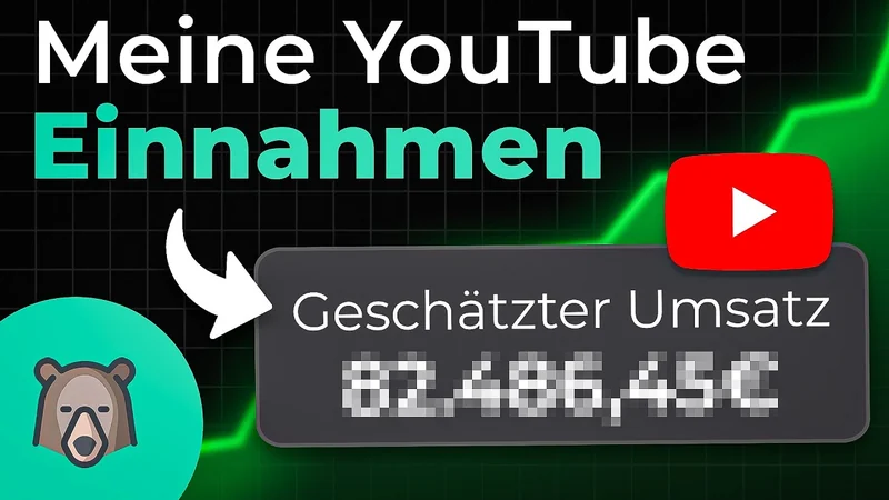 Vorschaubild des Videos von Finanzbär: YouTube Einnahmen mit 100.000 Abonnenten